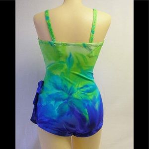 bandeau sarong one piece swimsuits